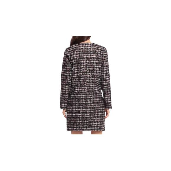 Bagatelle Bloomingdale’sTweed Cropped Jacket skirt set. long sleeve. Sz: L - Picture 3 of 8